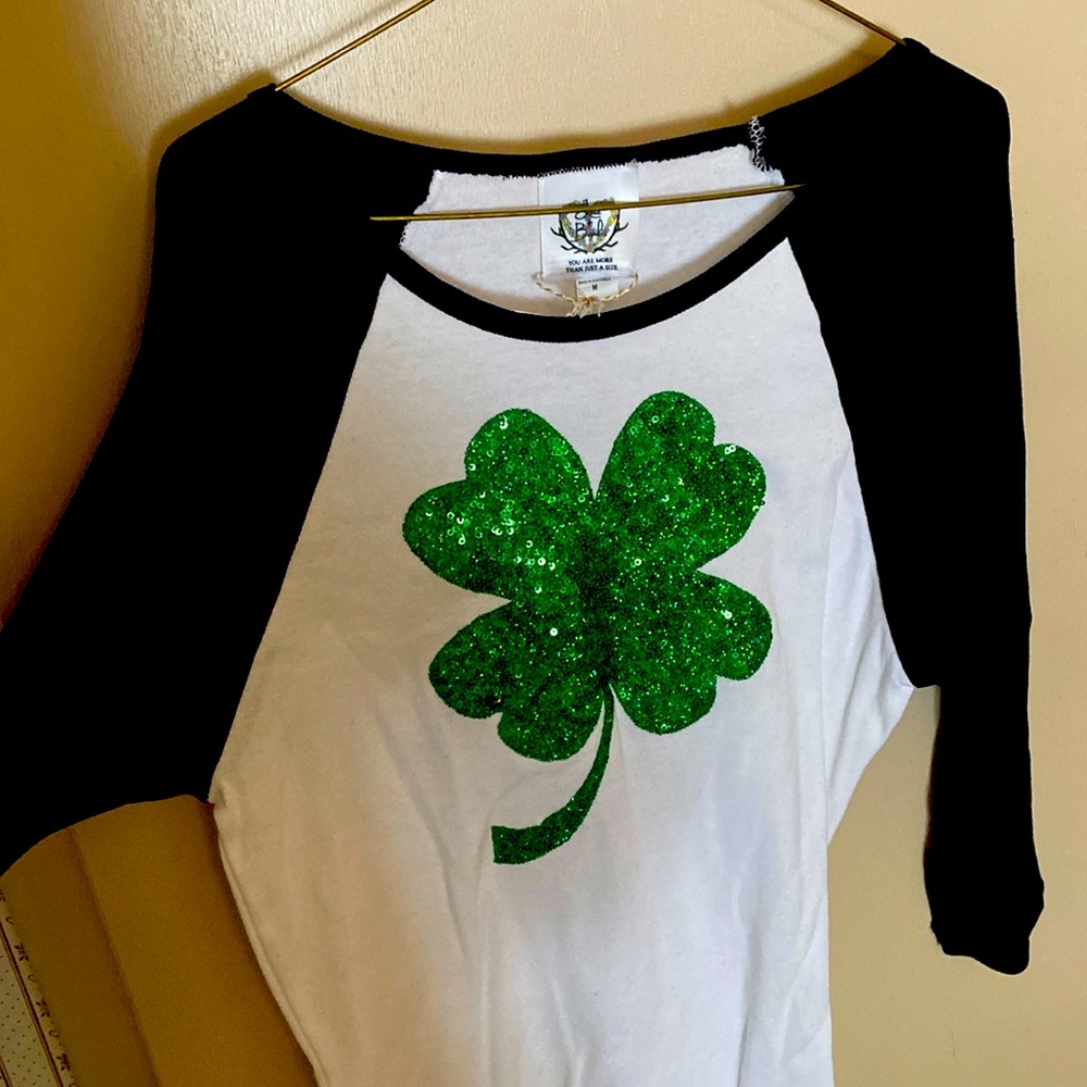 NWT St Patrick’s day long sleeve women’s shirt